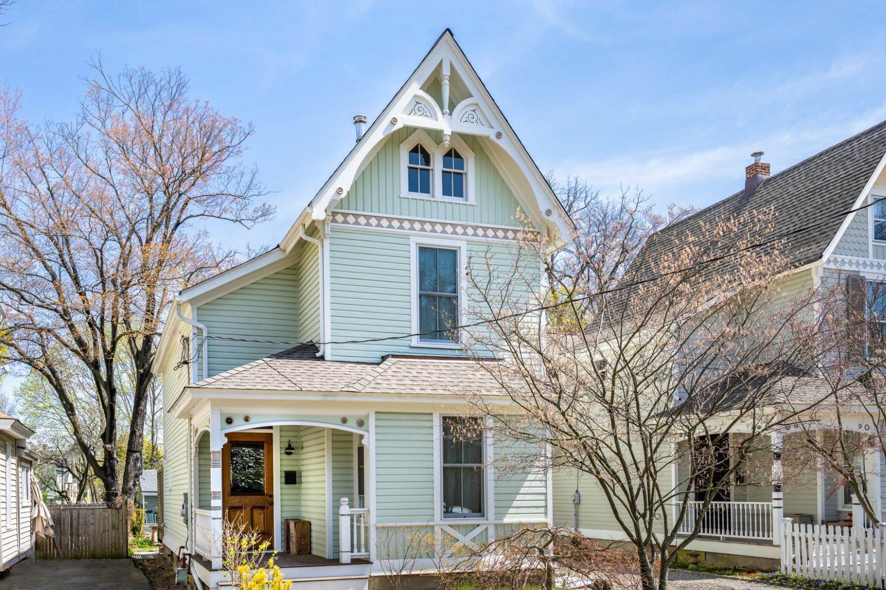 Single Family Homes for Sale at Artfully Renovated Village Victorian 79 Depot Place Nyack, New York 10960 United States